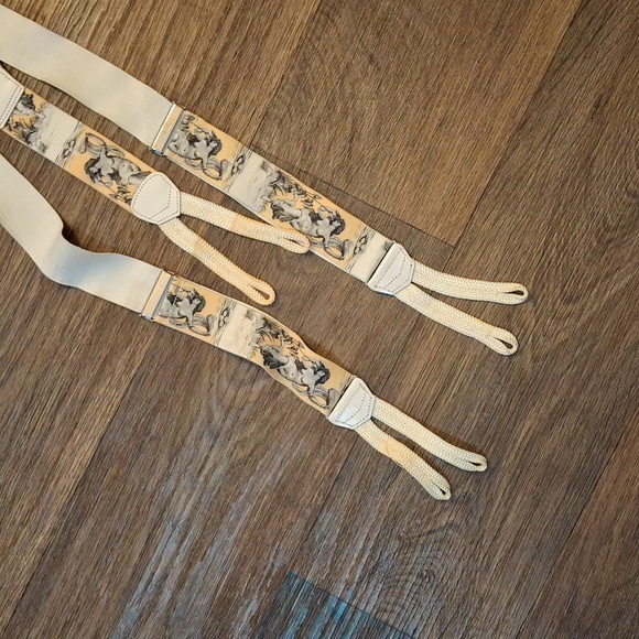 Rare Vintage Nymph Aphrodite Suspenders Braces. Made in England - Picture 15 of 15